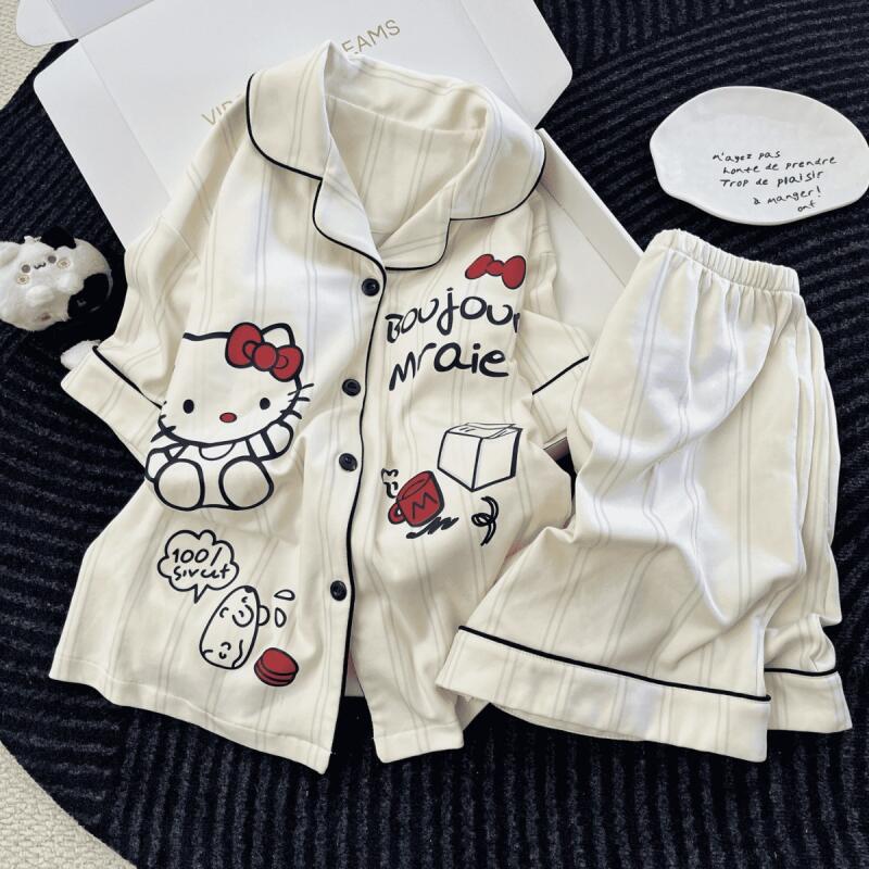 Summer House Clothing - Korean Fashion Women's Short Sleeved Shorts