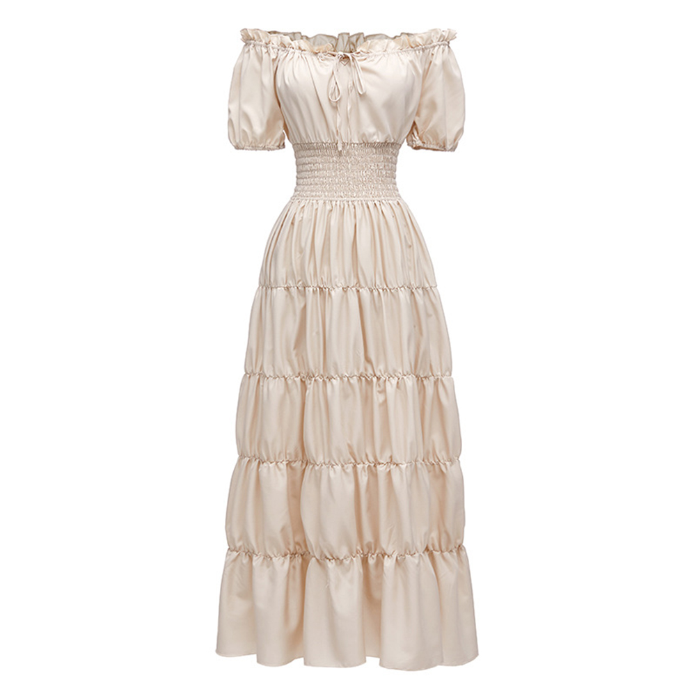 Summer Renaissance Clothing - Off The Shoulder Short Sleeve Medieval