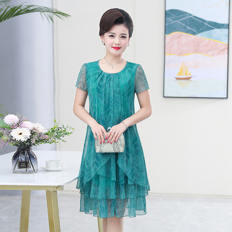 Summer Clothing For 60 Year Old Woman - Summer Dress NEW Casual Short Sleeve