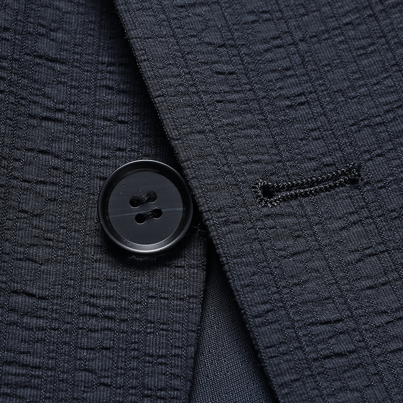 Summer 2025 Clothing Essentials - Classic Men Business Casual Blazers Navy
