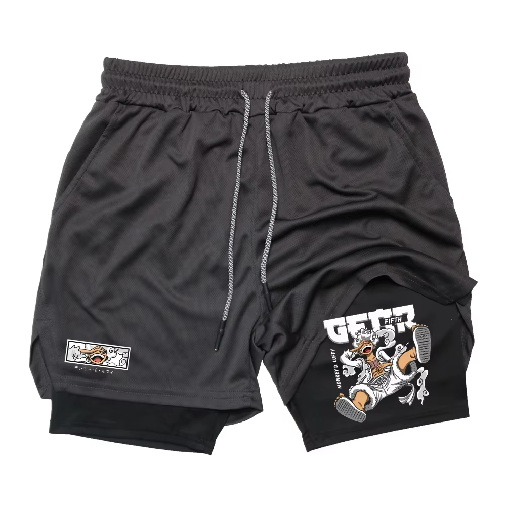 Japanese Summer Clothing Men - Japanese Anime Print Shorts Man Women
