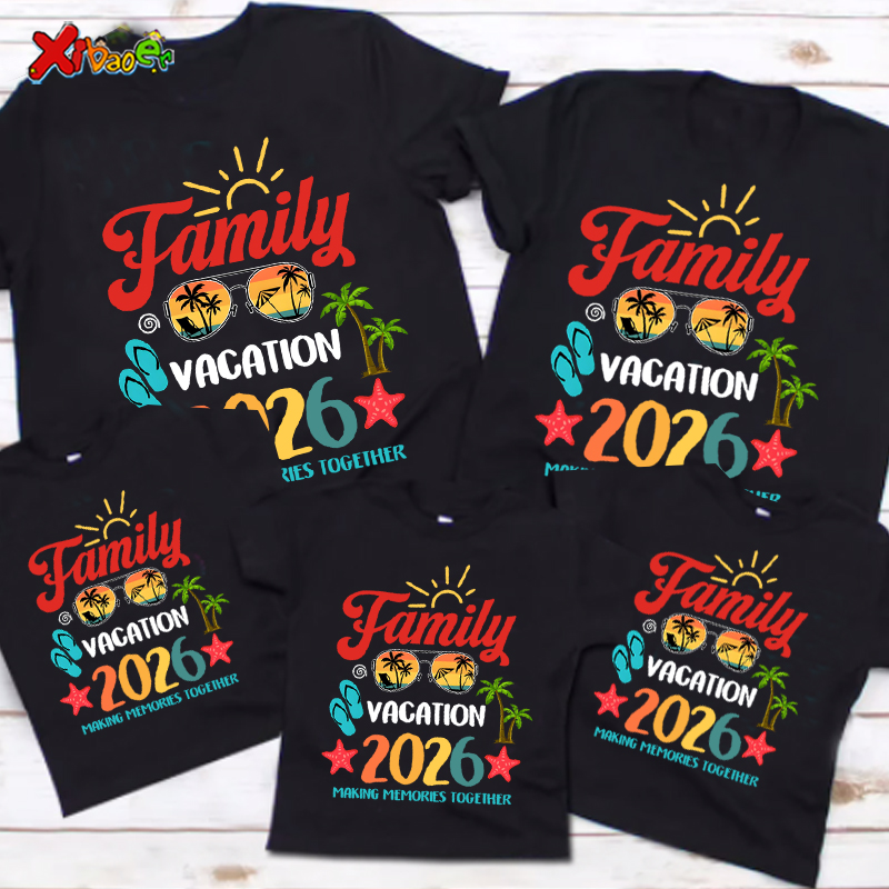 Summer Clothing Europe - Custom Family Vacation 2026 Shirt Retro