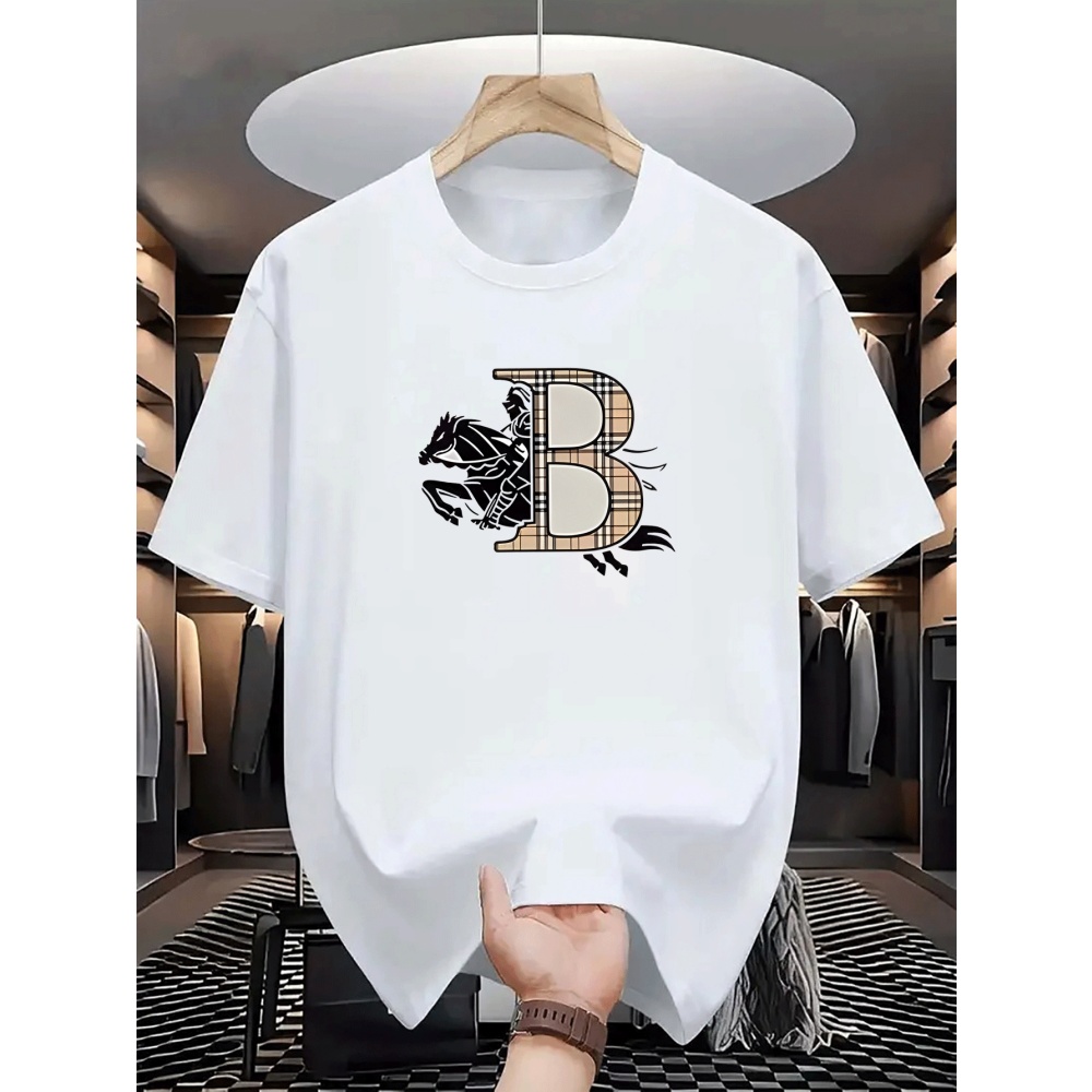 Summer Clothing Europe - Men's Jewelry Girl Print T-shirt Summer