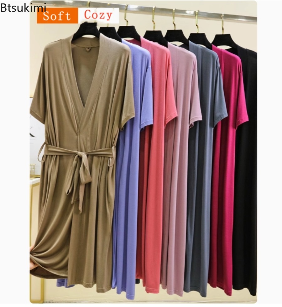 Summer House Clothing - Soft Modal Robes for Women Summer