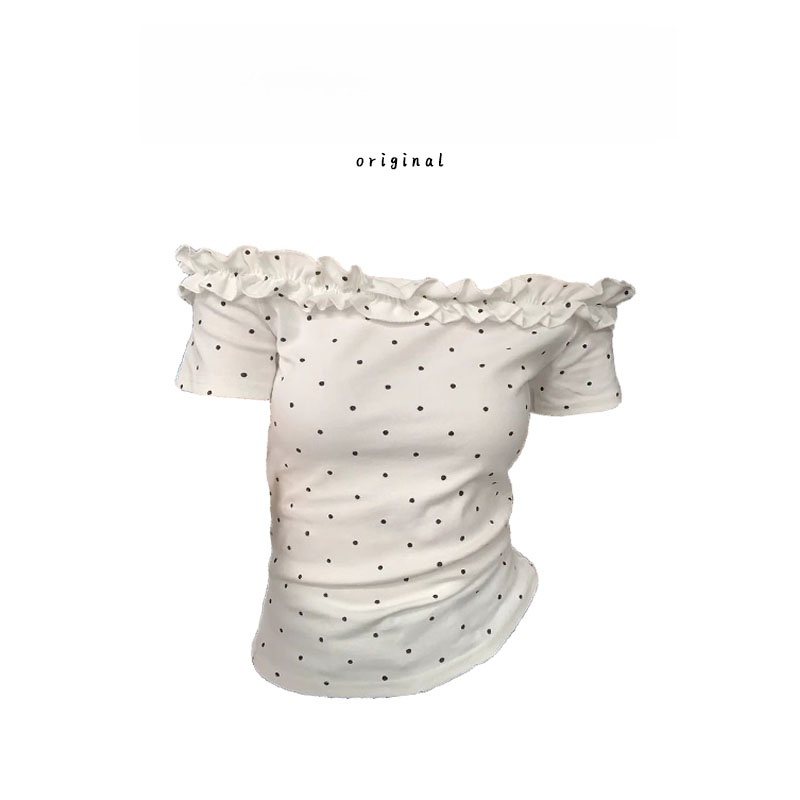 Summer 2025 Clothing Essentials - Summer 2025 Polka Dot Lace Trim
