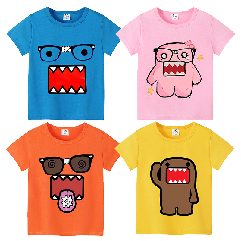 Summer Clothing Toddler - Cute Domos Kuns Short Sleeve Cartoon
