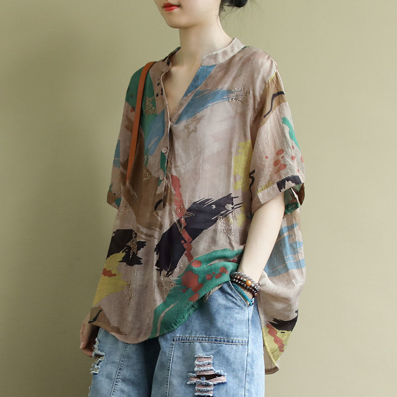Summer Linen Clothing For Women - Chinese Vintage Style Women's Clothing Summer