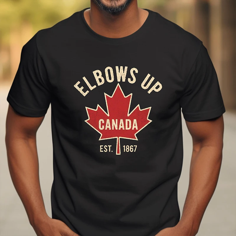 Summer Clothing Women Canada - Elbows Up Canada T-shirt for Men