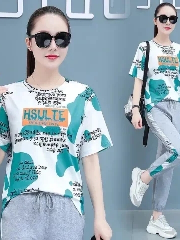 Summer Clothing Tagline - Summer New Thin Short Sleeve Harlan