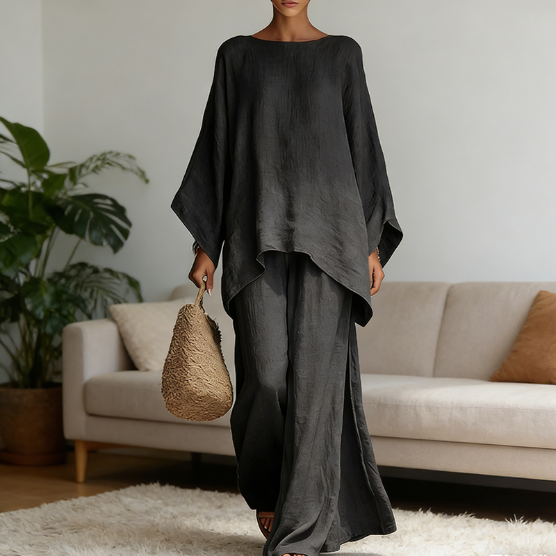 Summer Linen Clothing For Women - Spring New Fashion Linen Loose Long-sleeved