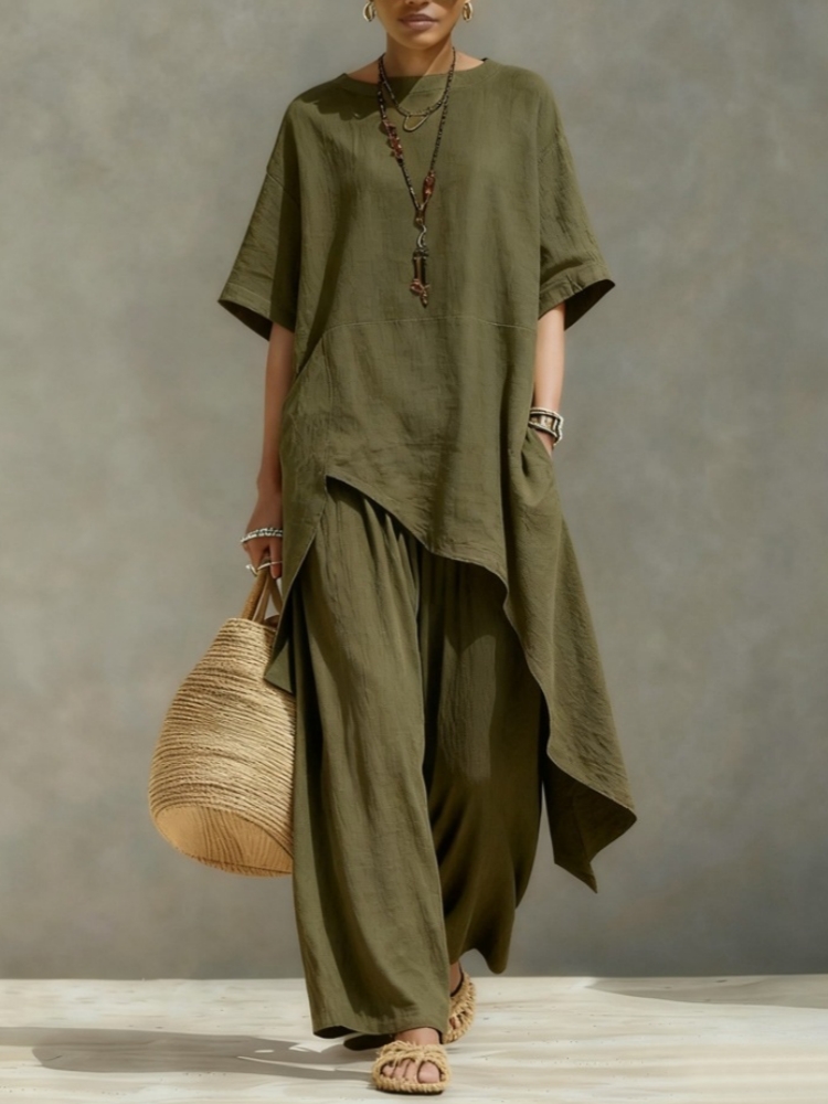 Women Cotton Linen Pant Sets 2 - Summer Linen Clothing For Women recension och pris