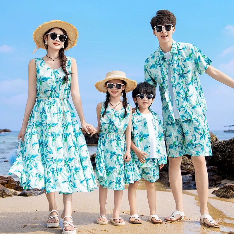 Vacation Parent-child Clothing - Summer Clothing Resort recension och pris