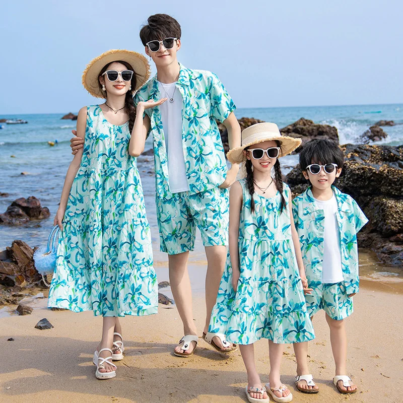 Vacation Parent-child Clothing - Summer Clothing Resort recension och pris
