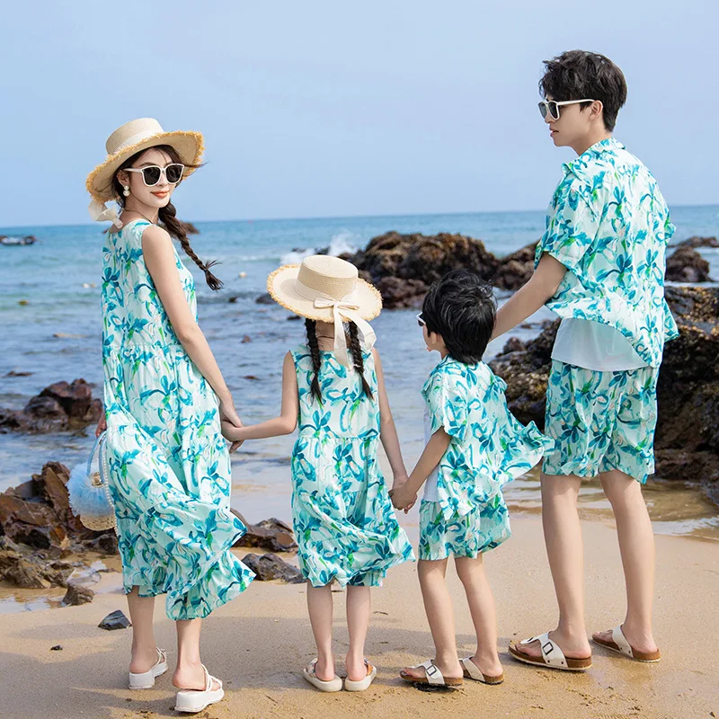 Vacation Parent-child Clothing - Summer Clothing Resort recension och pris