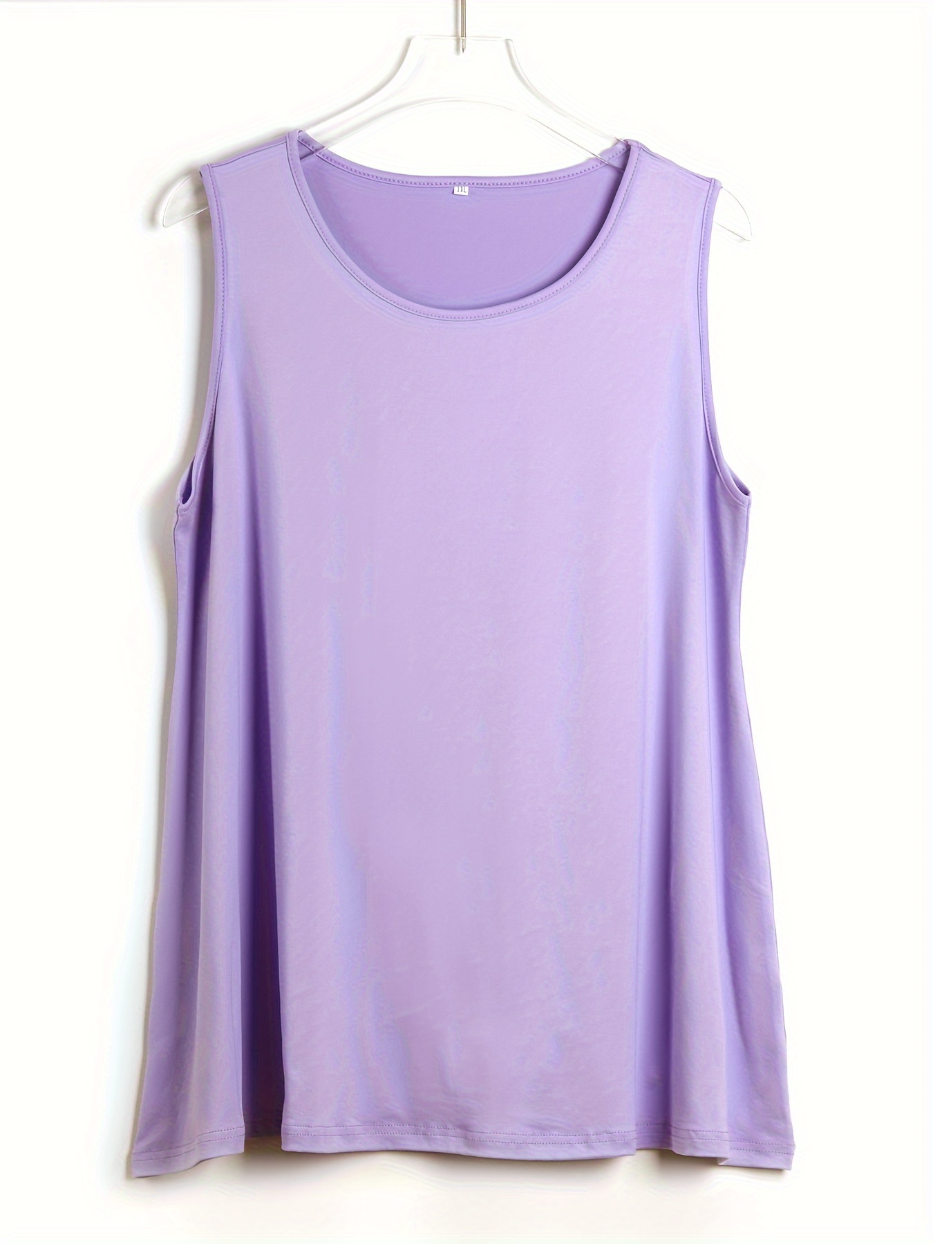 Plus Size Simple Solid Tank To - Summer Clothing Plus recension och pris