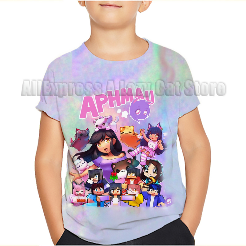 Aphmau Meows Cat T Shirts Cart - Summer Clothing Newborn recension och pris