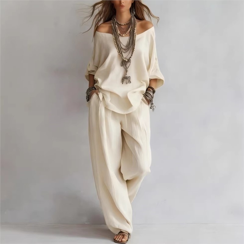 Summer New Casual Loose Linen  - Summer Linen Clothing For Women recension och pris