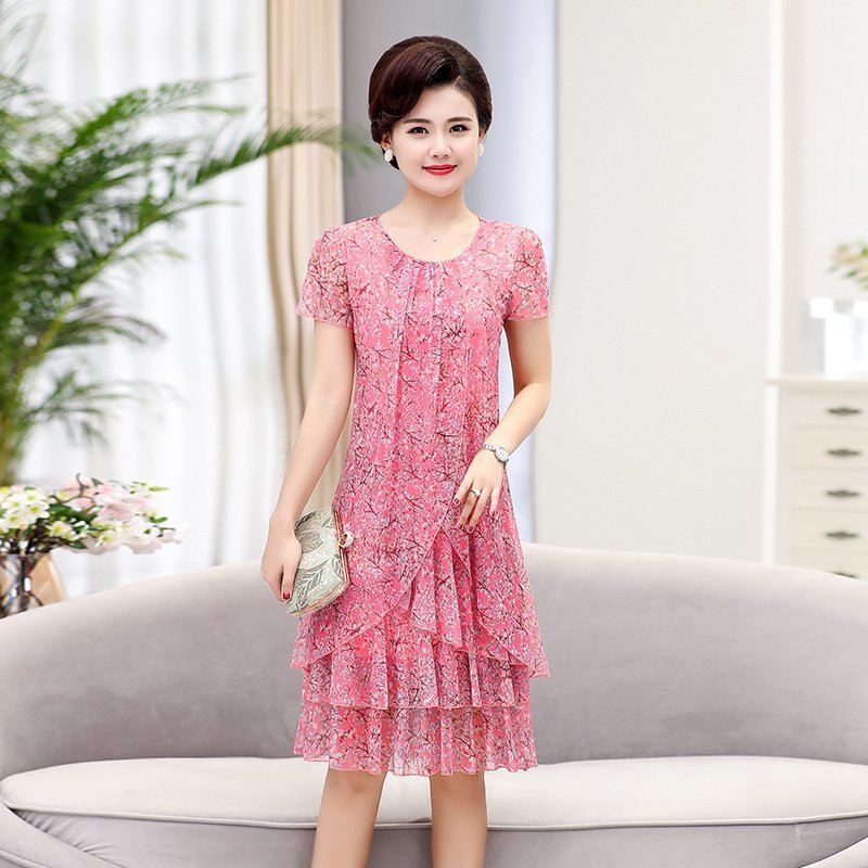 Summer  Dress NEW Casual Short - Summer Clothing For 60 Year Old Woman recension och pris