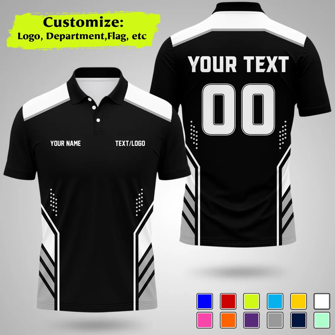 New Personalized Team Polo Shi - Summer Clothing Name recension och pris