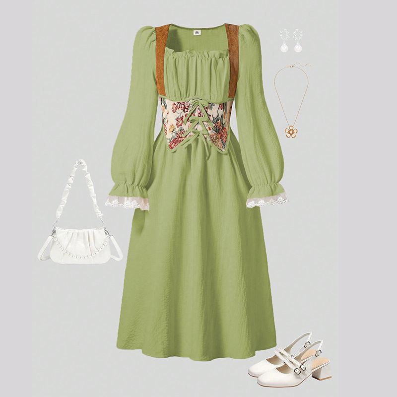 Girls Dress Children's Clothin - Summer Renaissance Clothing recension och pris