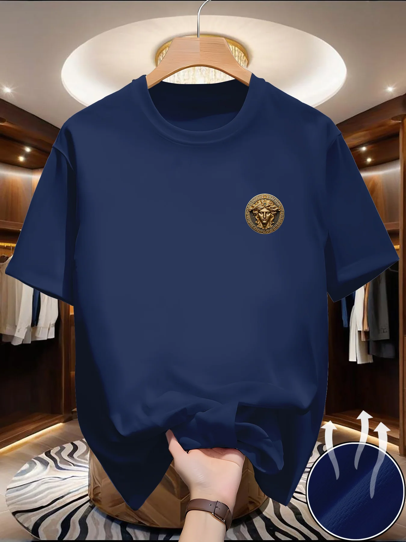 Men's Jewelry Girl Print T-shi - Summer Clothing Europe recension och pris