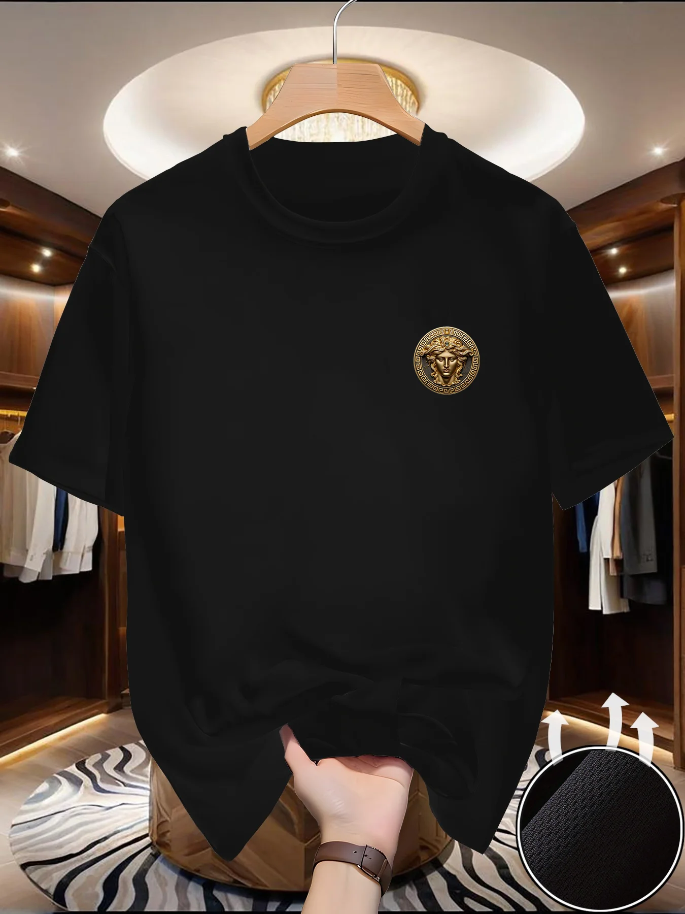 Men's Jewelry Girl Print T-shi - Summer Clothing Europe recension och pris