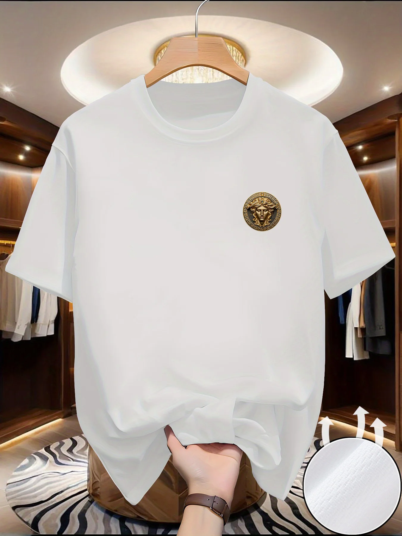Men's Jewelry Girl Print T-shi - Summer Clothing Europe recension och pris