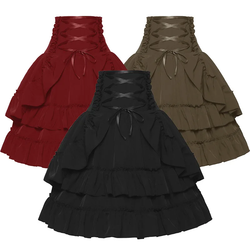 Women Victorian Skirt Medieval - Summer Renaissance Clothing recension och pris