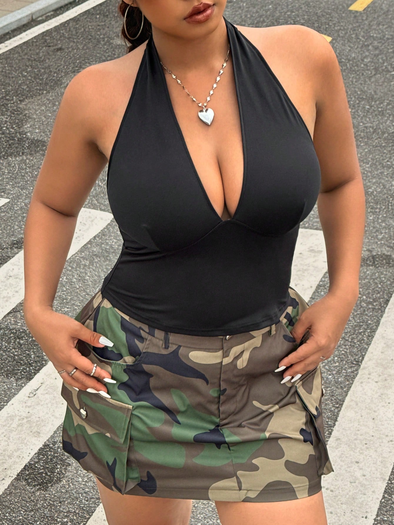 New fashion solid color plus s - Summer Clothing Plus recension och pris