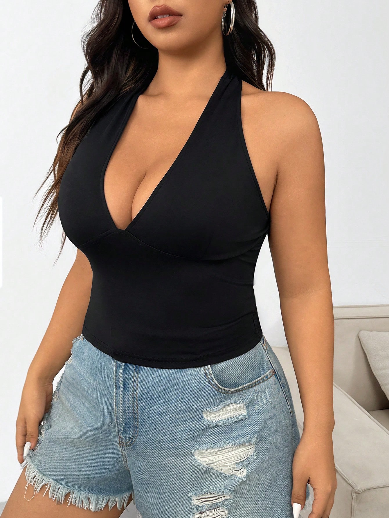 New fashion solid color plus s - Summer Clothing Plus recension och pris