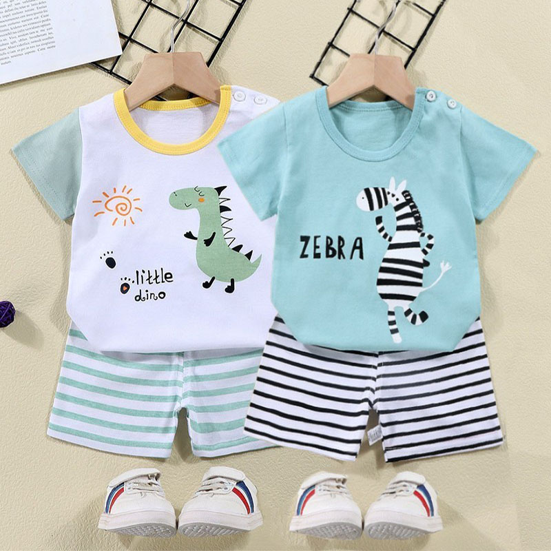Cotton Tees+Shorts 2-piece Tra - Summer Clothing Toddler recension och pris