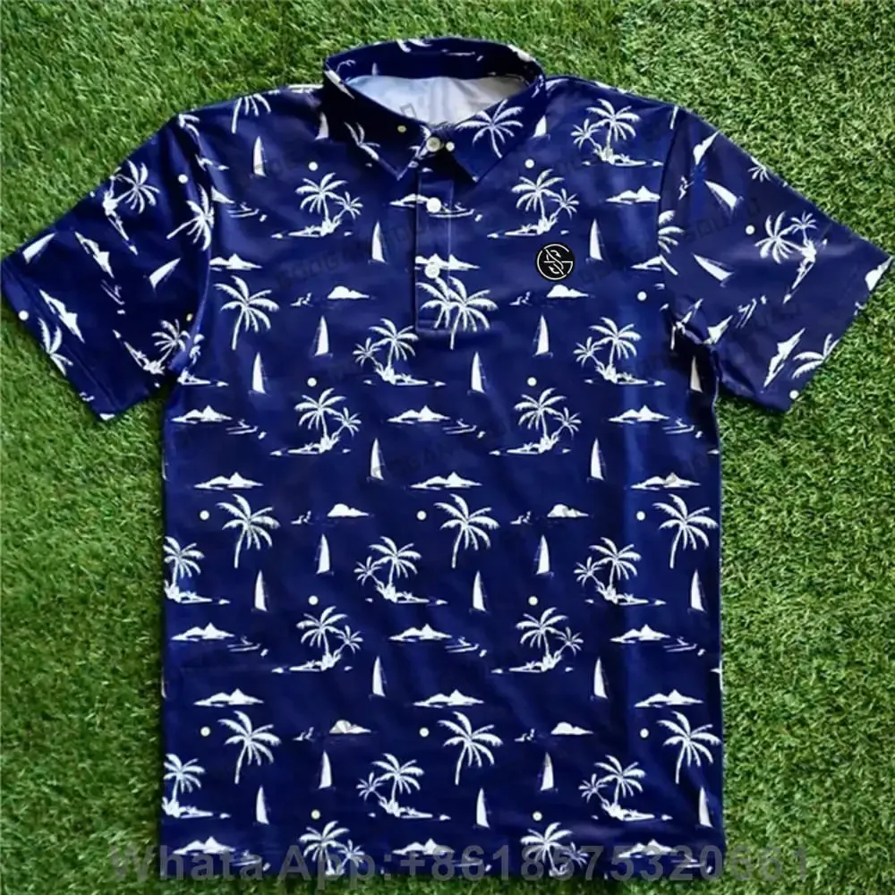 Golf Apparel Summer Men Lapel  - Summer Golf Clothing recension och pris