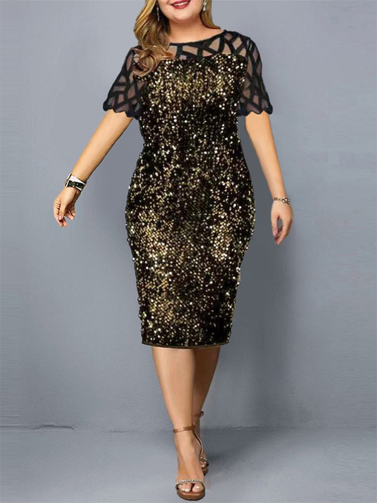 2022 Women Shiny Party Dresses - Summer Clothing For 60 Year Old Woman recension och pris