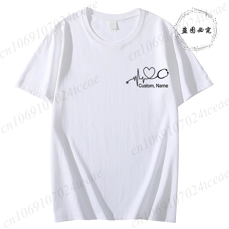 Custom Name Nurse Shirt Stetho - Summer Clothing Name recension och pris