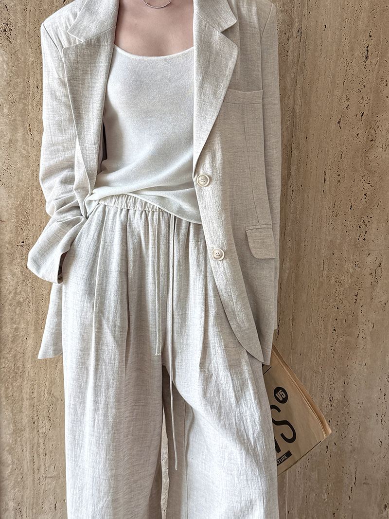 Autumn Hig-end Linen Material  - Summer Linen Clothing For Women recension och pris