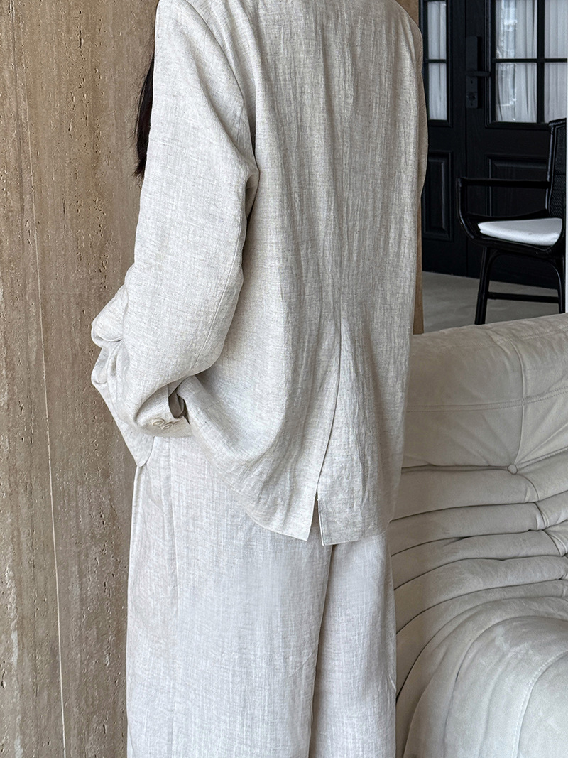 Autumn Hig-end Linen Material  - Summer Linen Clothing For Women recension och pris