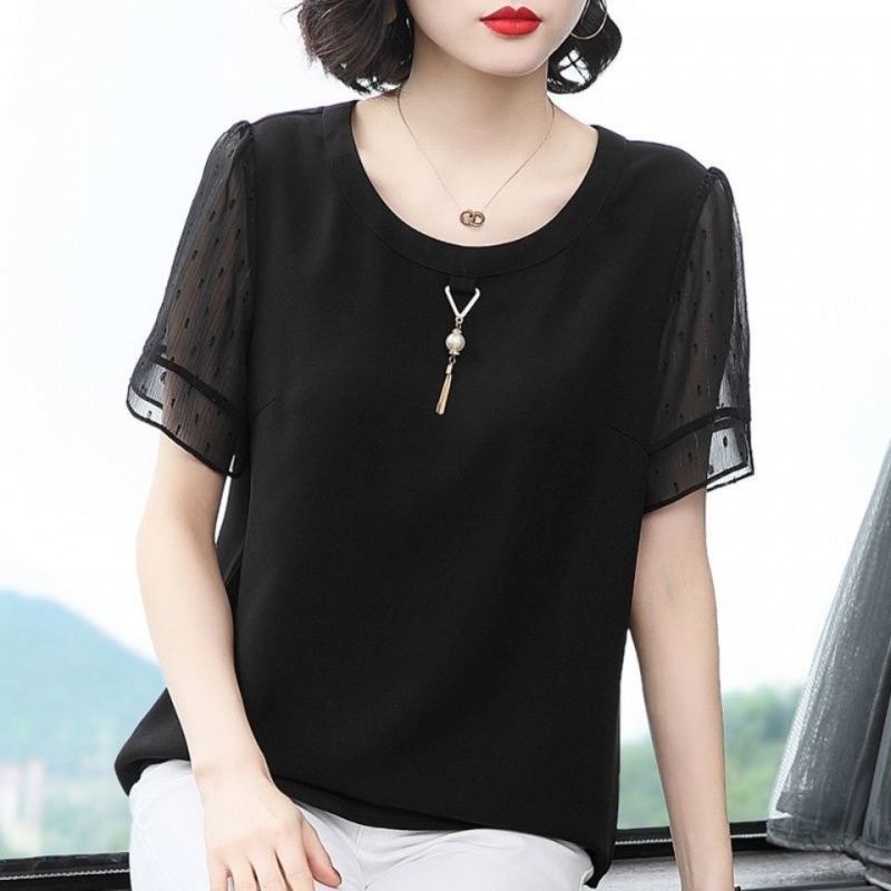 Casual Solid Color All-match S - Summer Clothing For 60 Year Old Woman recension och pris