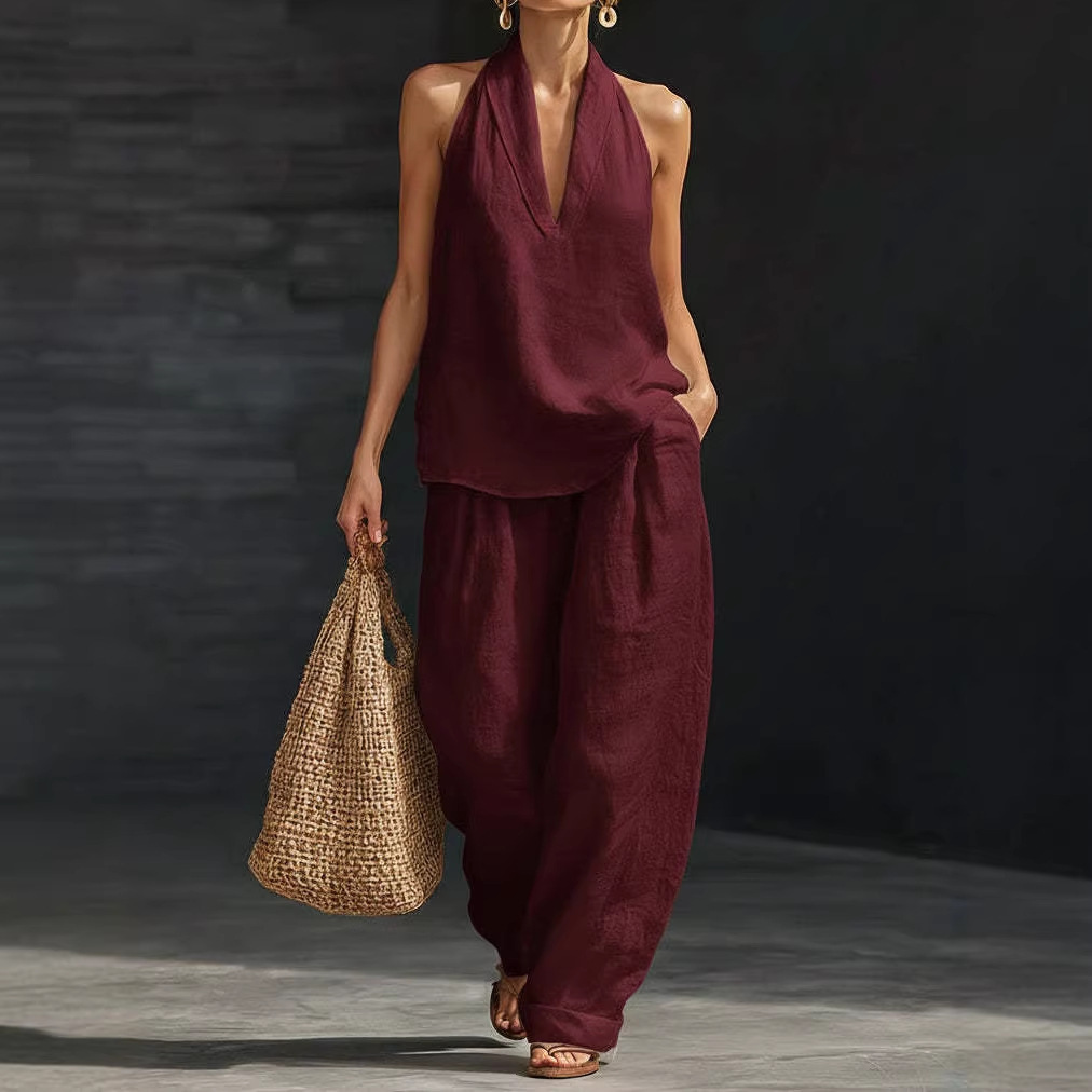 Summer Retro Solid Cotton Line - Summer Linen Clothing For Women recension och pris