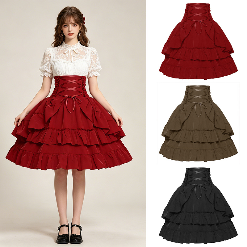 Women Victorian Skirt Medieval - Summer Renaissance Clothing recension och pris