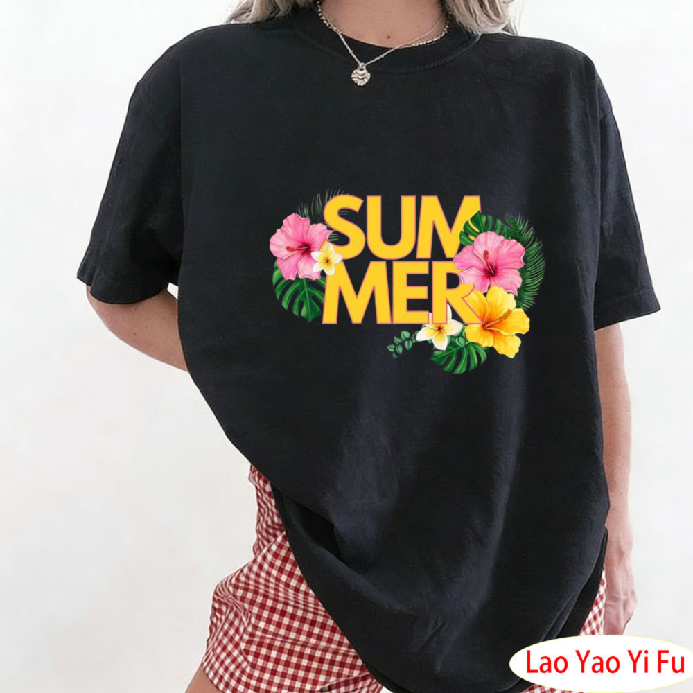 Summer Tropical Floral T-Shirt - Summer Clothing Resort recension och pris