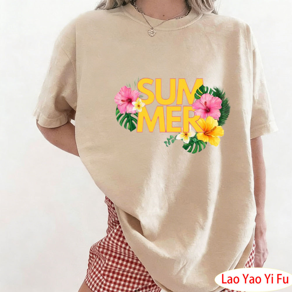 Summer Tropical Floral T-Shirt - Summer Clothing Resort recension och pris