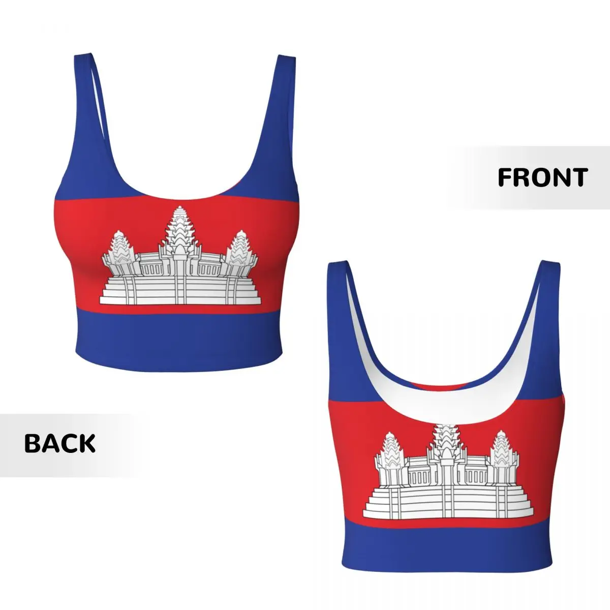 Yoga Vest Women Gym Sports Cro - Tank Top Breathable recension och pris