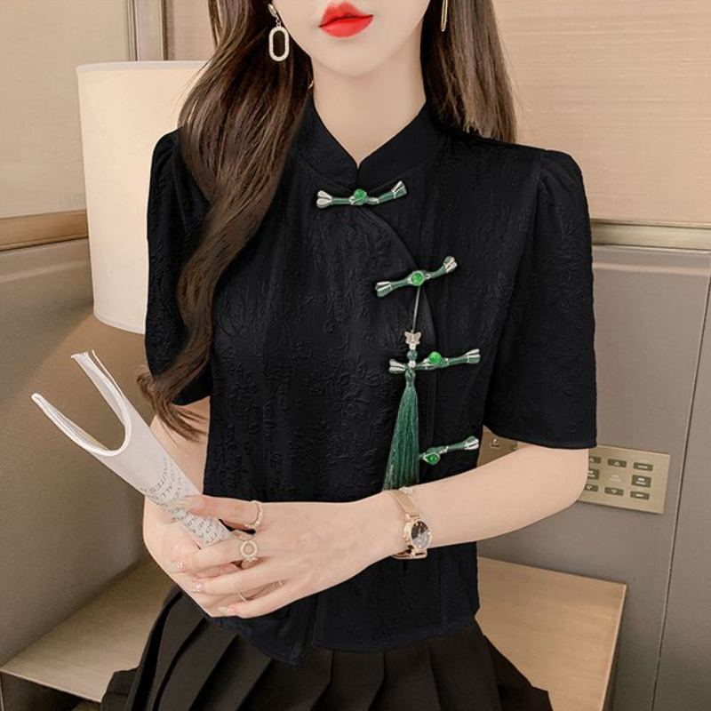 Vintage Blouses Women Fashion  - Summer Linen Clothing For Women recension och pris
