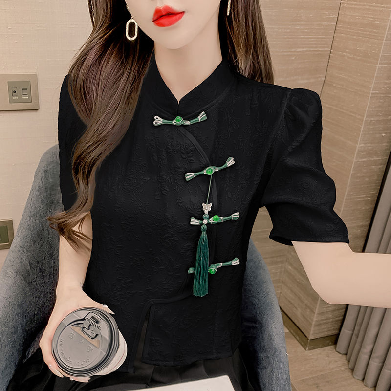 Vintage Blouses Women Fashion  - Summer Linen Clothing For Women recension och pris