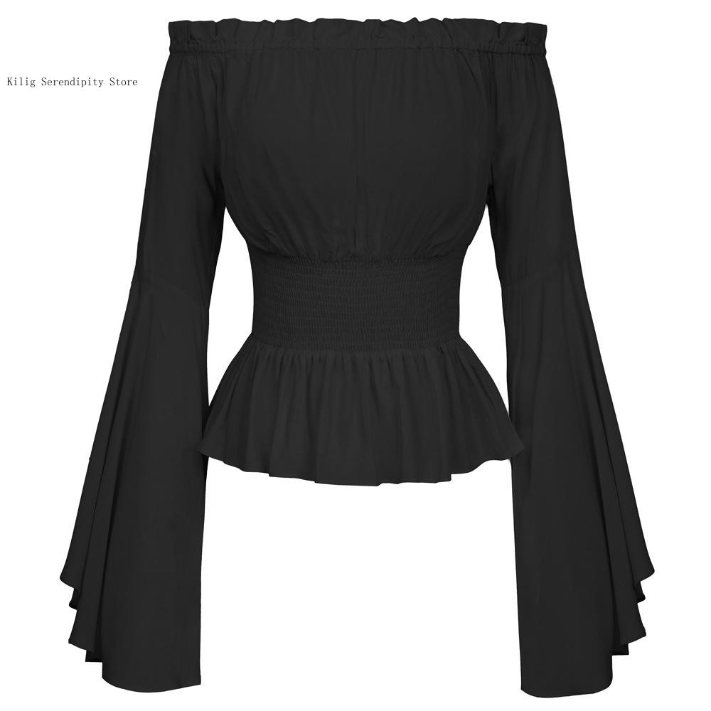 Middle Ages Tops and Long Slee - Summer Renaissance Clothing recension och pris