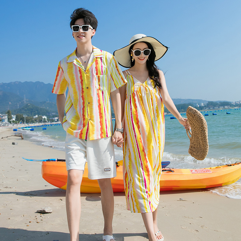 Couple Beach Look Family Vacat - Summer Clothing Resort recension och pris