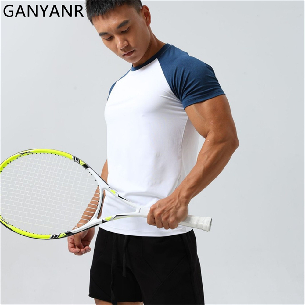 GANYANR Men's Running T-shirt  - Summer Golf Clothing recension och pris