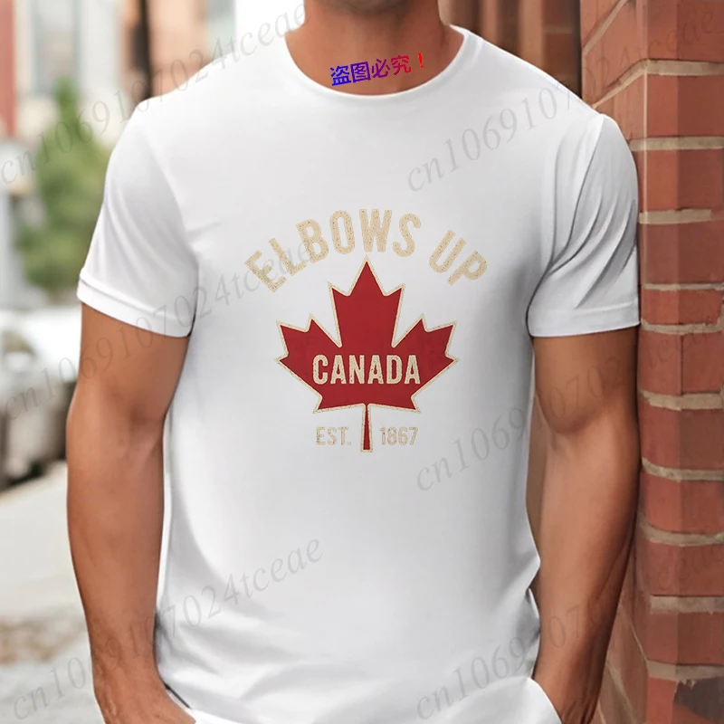 Elbows Up Canada T-shirt  for  - Summer Clothing Women Canada recension och pris