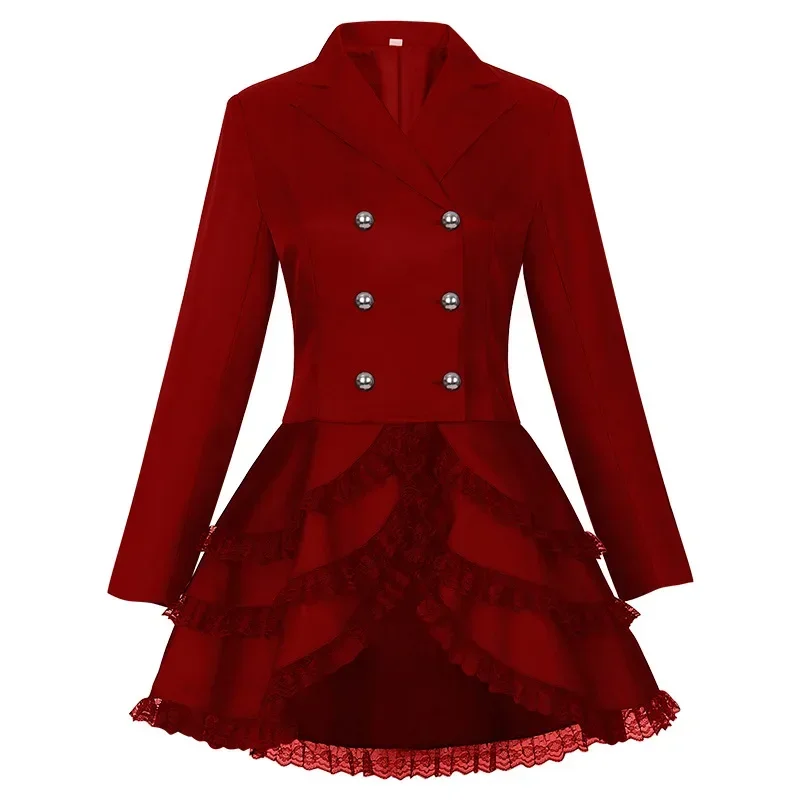 Women Gothic Dress Lace Perfor - Summer Renaissance Clothing recension och pris