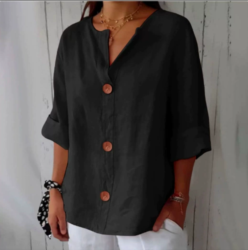 Plus Size Loose Shirt&Blouses  - Summer Linen Clothing For Women recension och pris